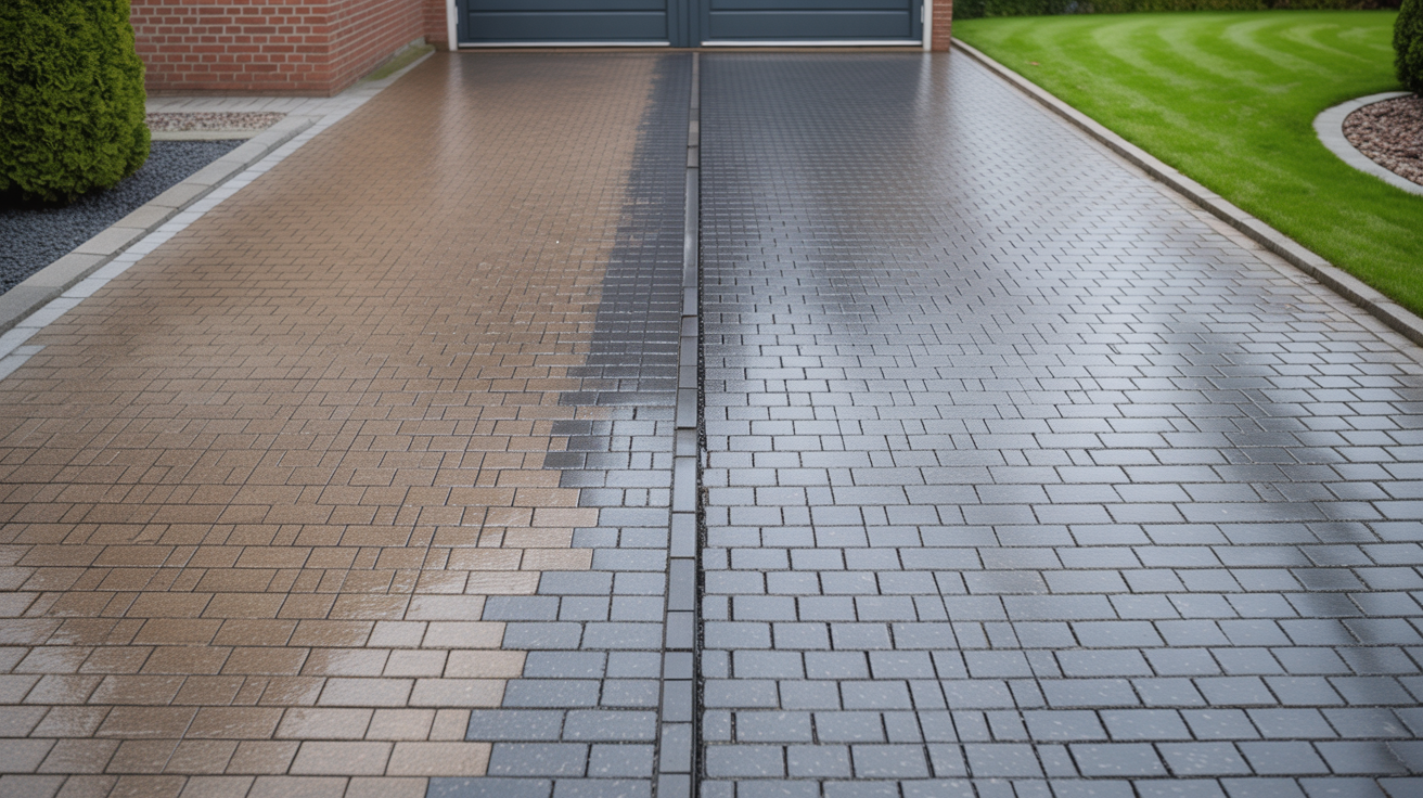 Driveway Pressure Washing